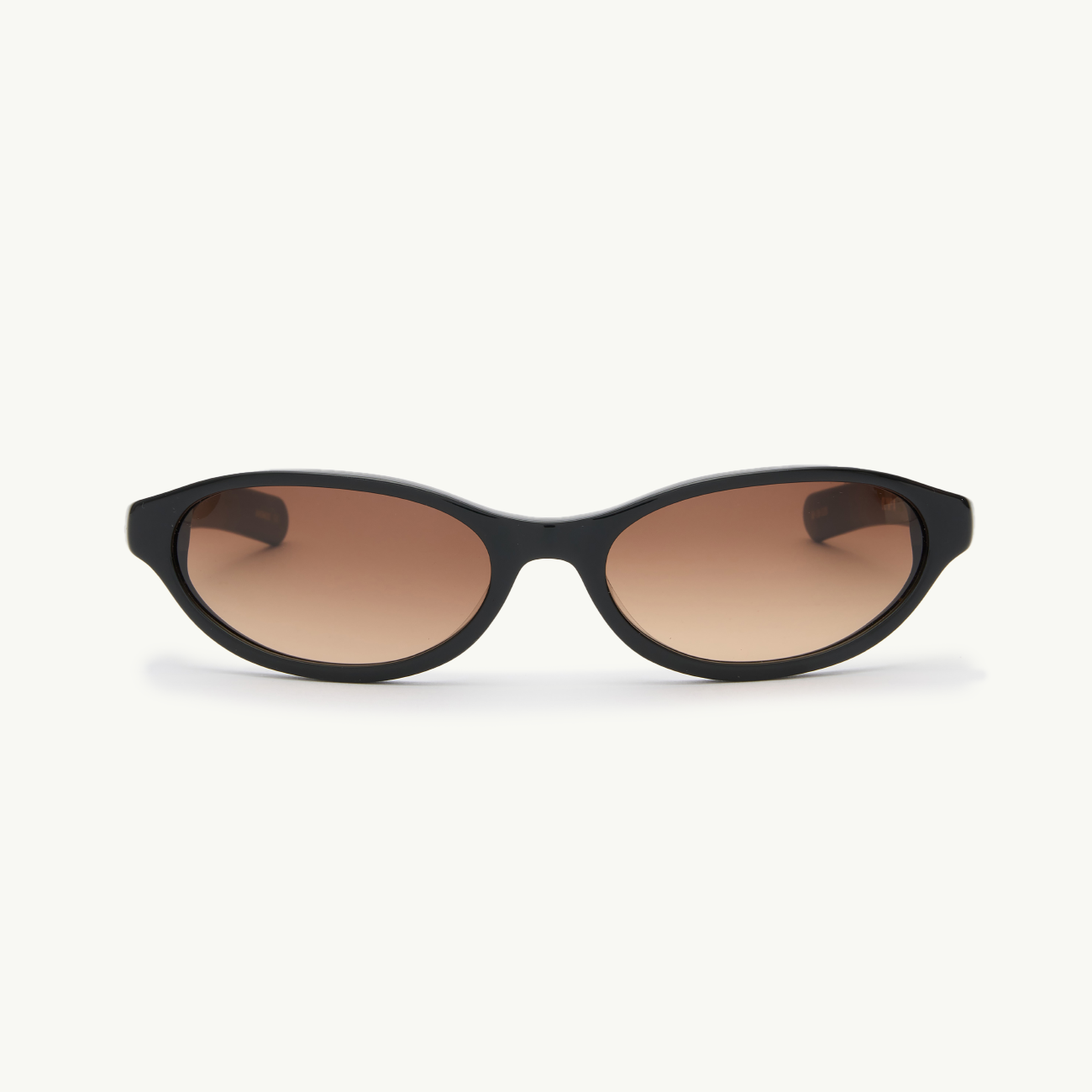 Olympia - Solid Black/Brown Gradient Lense