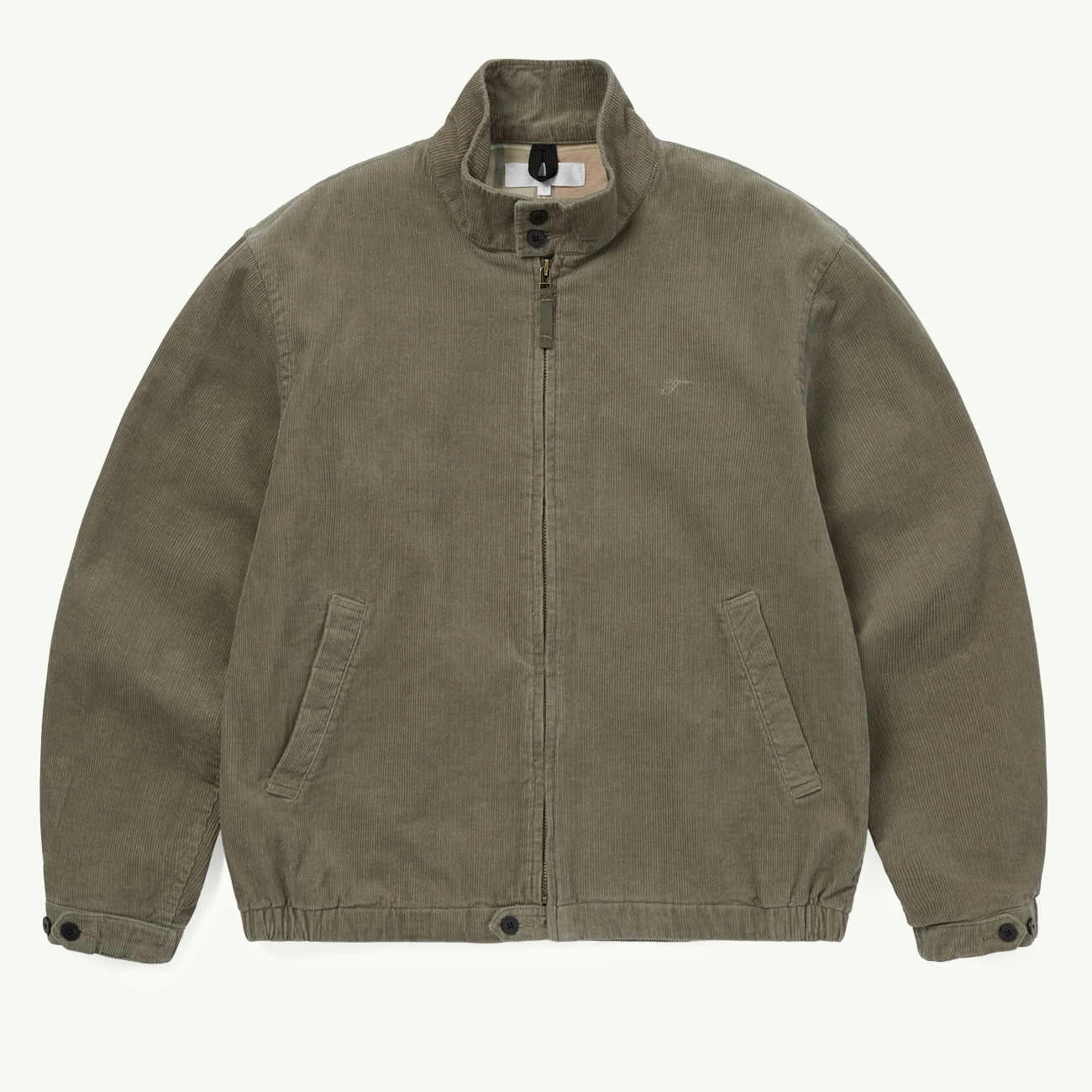 Corduroy Harrington Jacket - Olive Drab