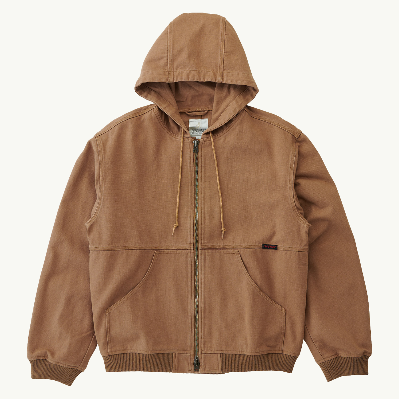 El Cap Canvas Hooded Jacket - Walnut