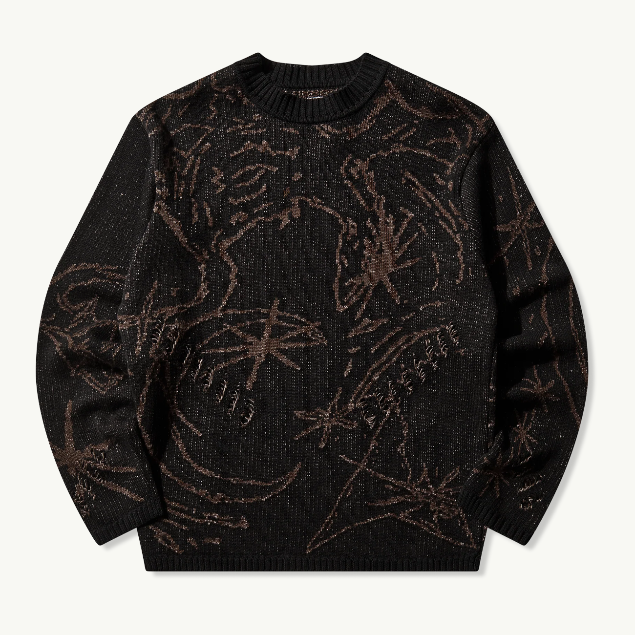Ryli Cotton Knit Crewneck - Black
