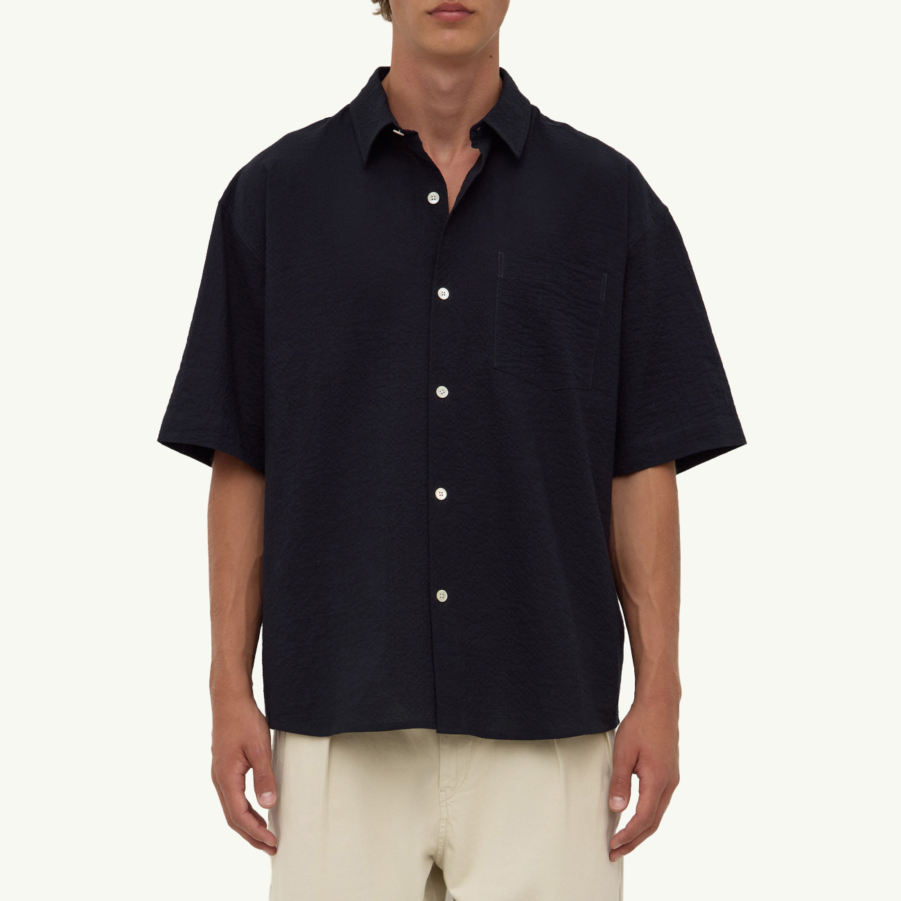 Raine Short Sleeve Shirt - True Navy