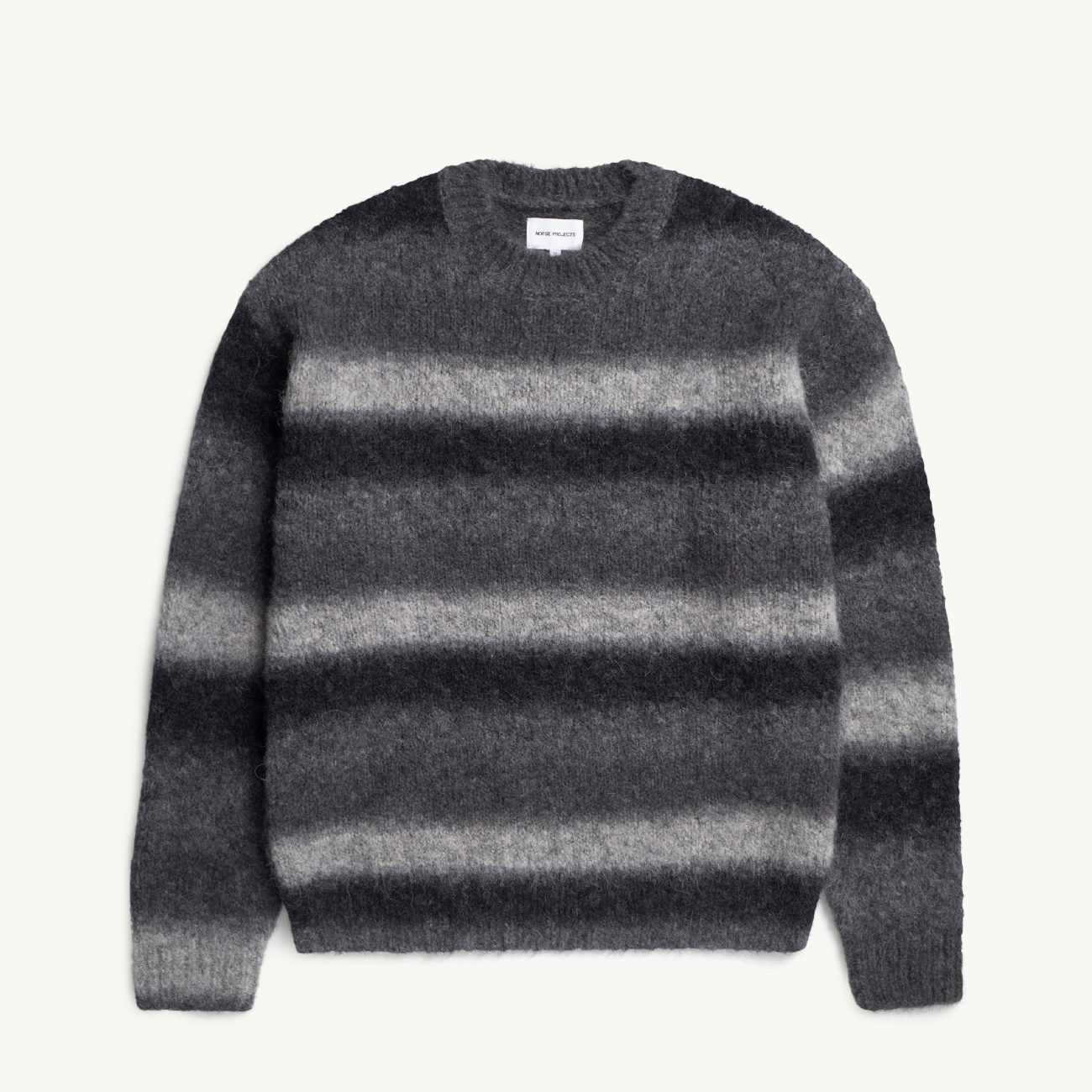 Jonas Gradient Alpaca Sweater - Charcoal Melange