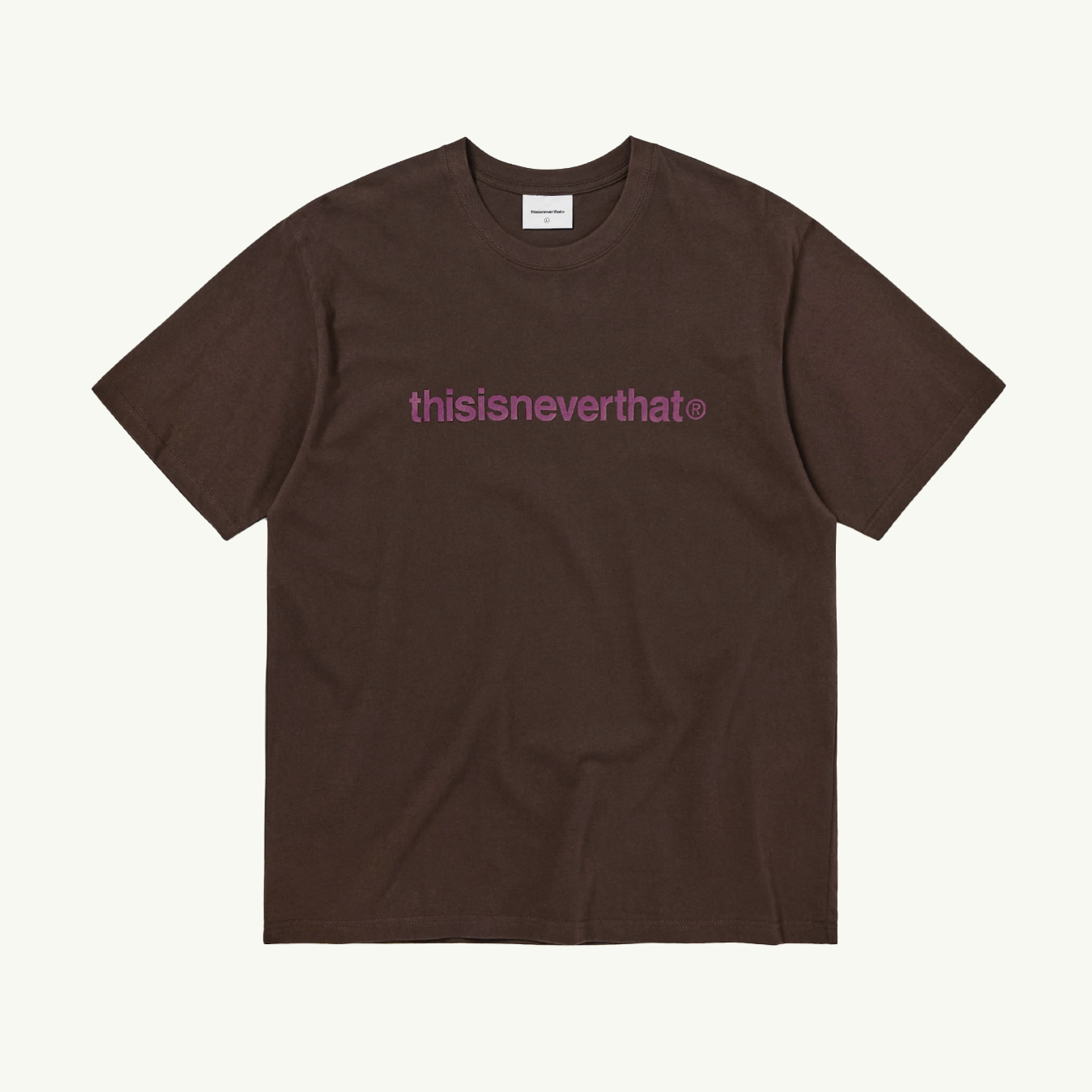 T-Logo Tee - Dark Chocolate