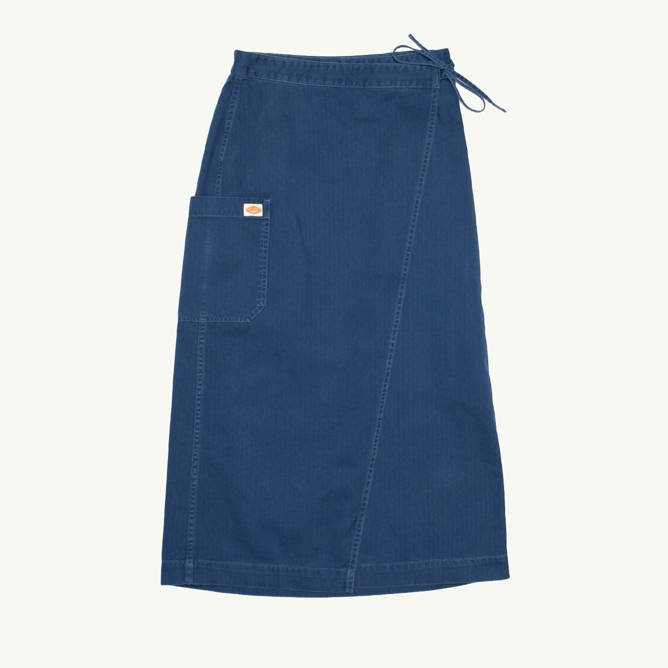 Irma Skirt Herringbone - Blue