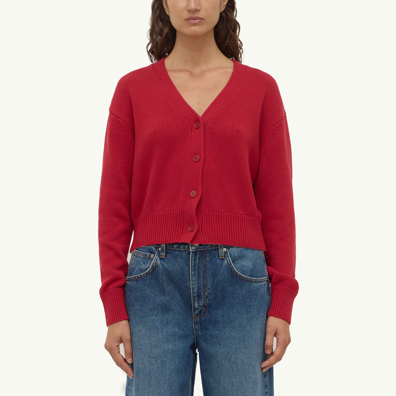 Meri Knit Cardigan - Mulberry