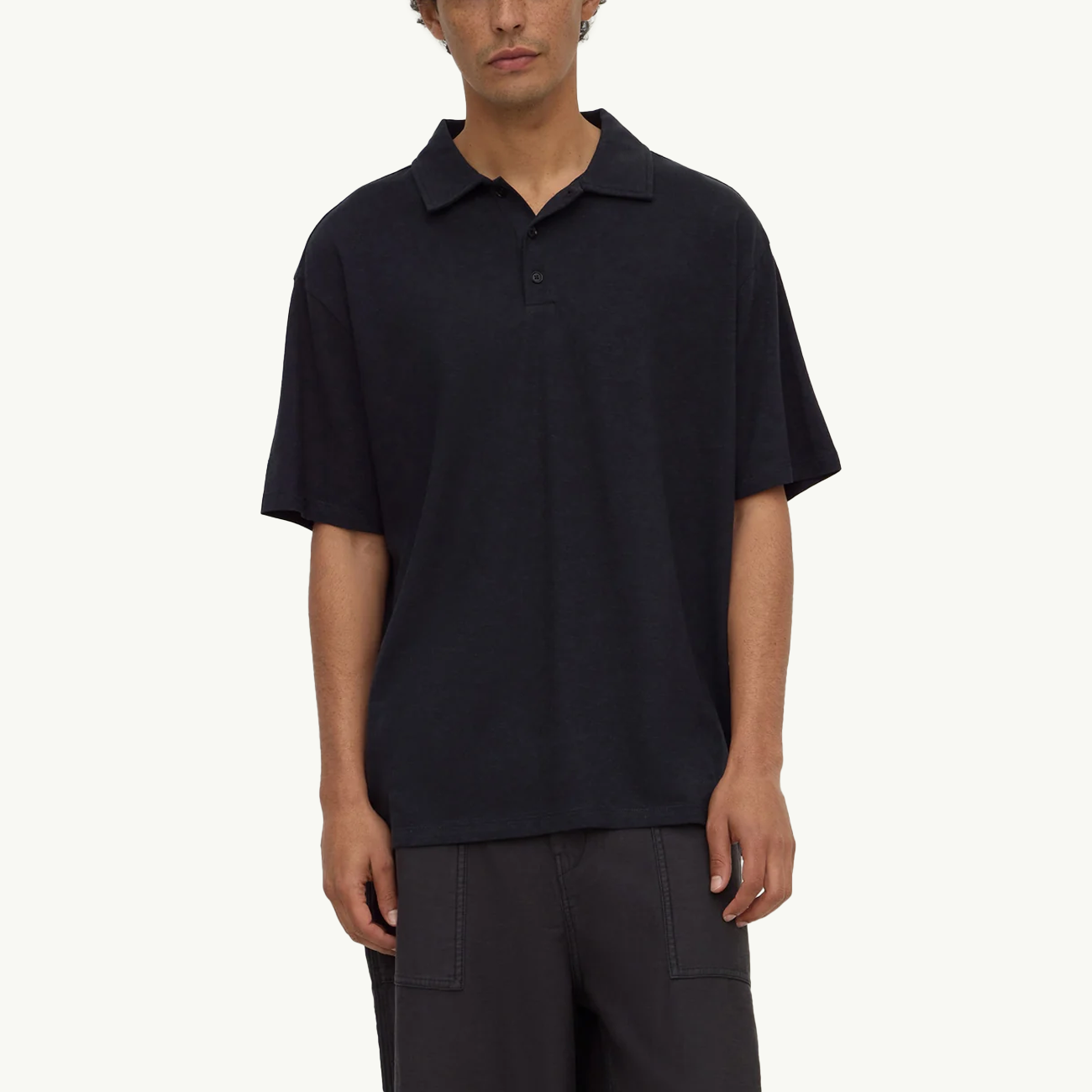 Alonzo Knit Polo - True Navy