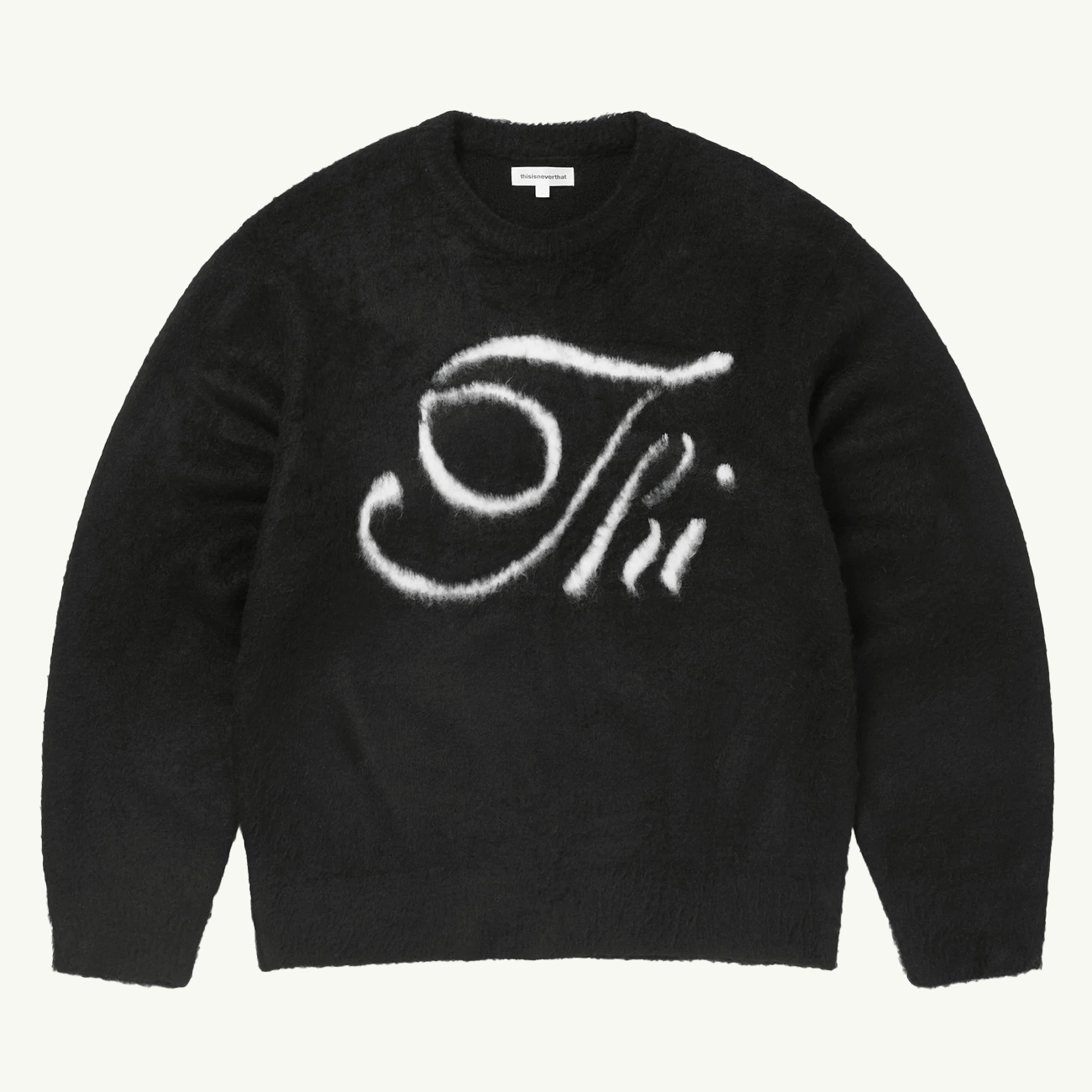 THI Logo Knit Sweater - Black