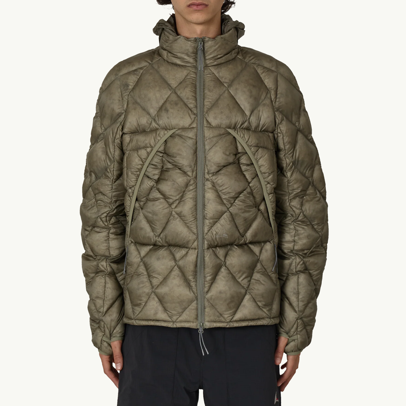 Nuna 800 Fill Power Hooded Down Jacket - Sage Green