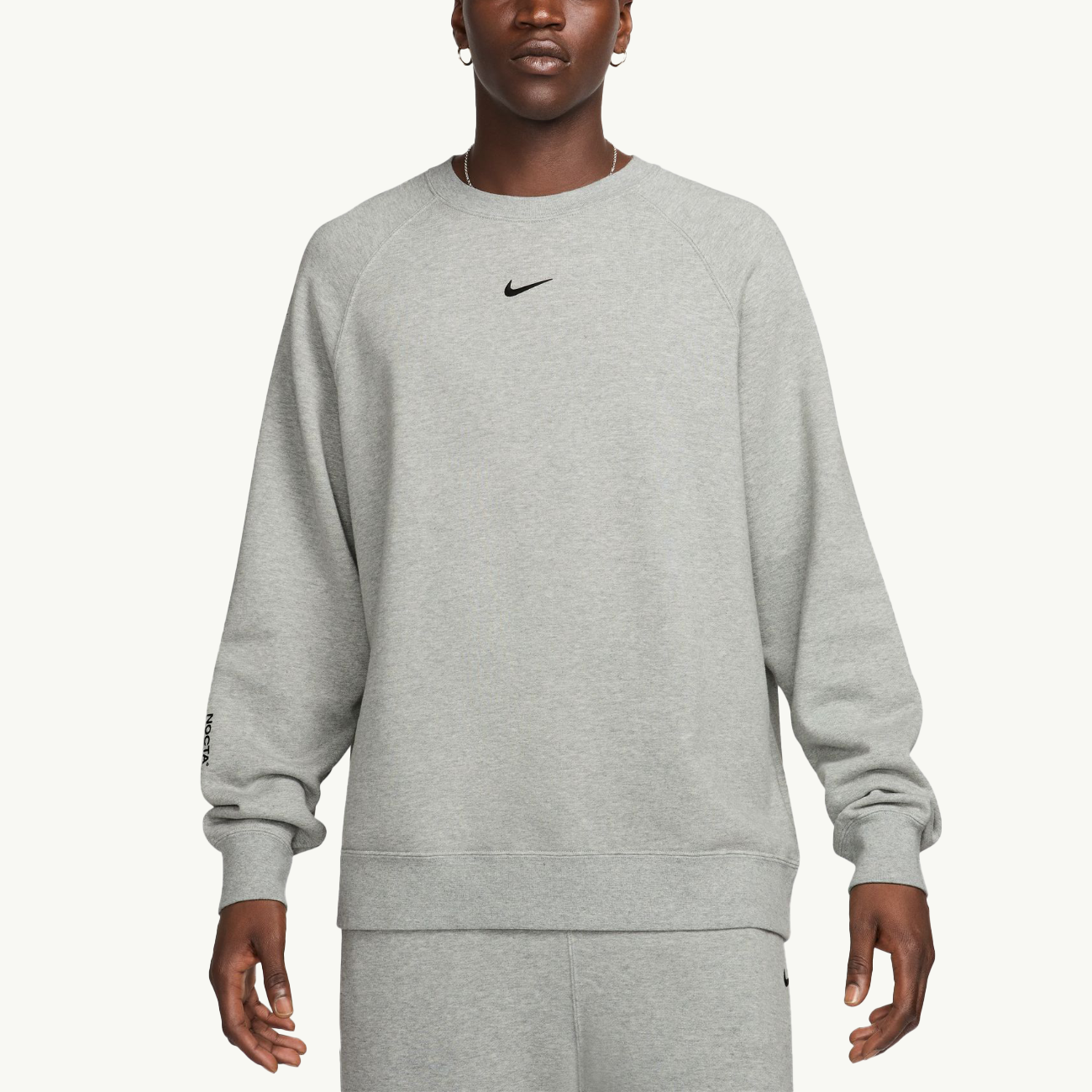 Nocta CS Crewneck Fleece Sweatshirt - Heather Grey