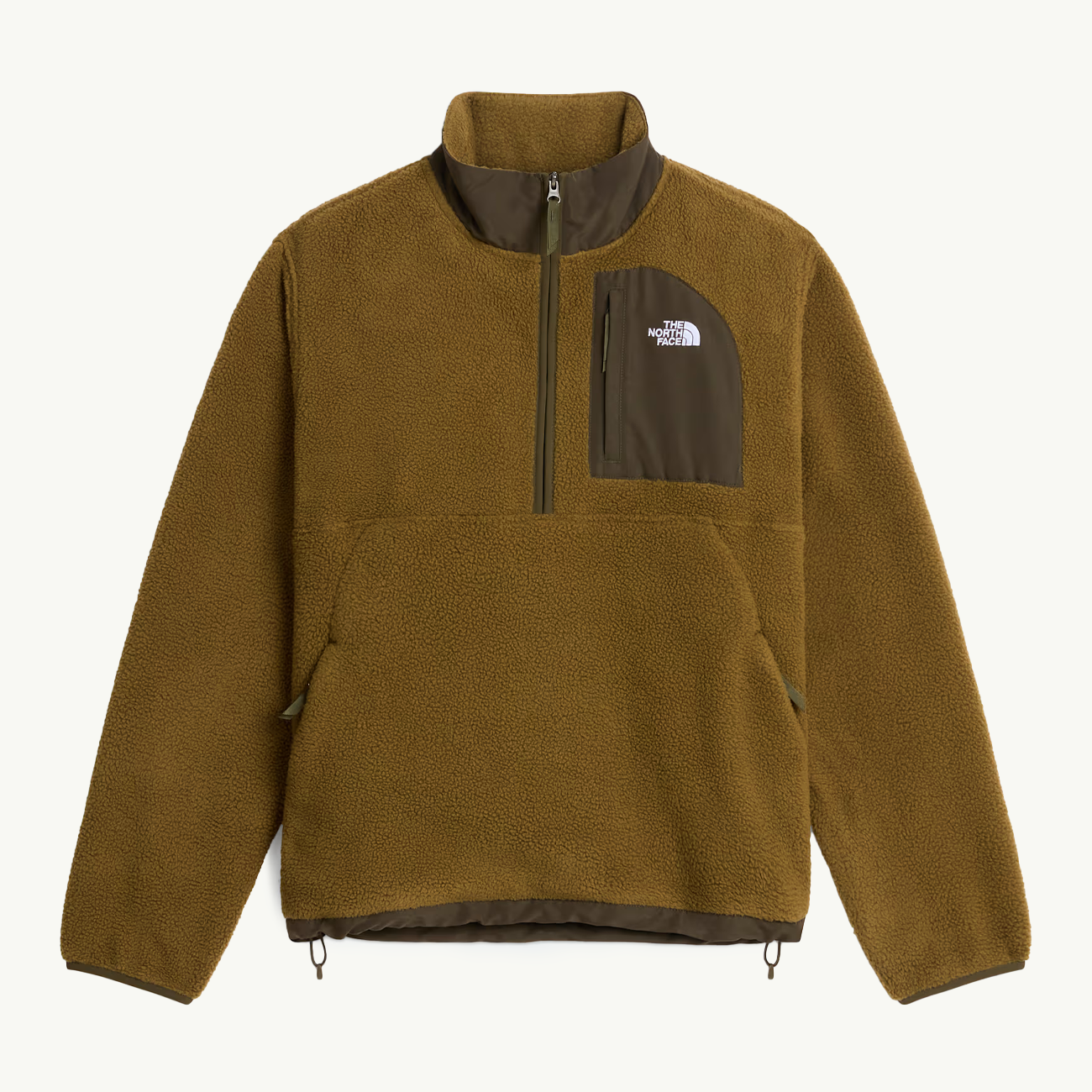 Yumiori Off Peak 1/2 Zip - Caraway Seed/New Taupe Green