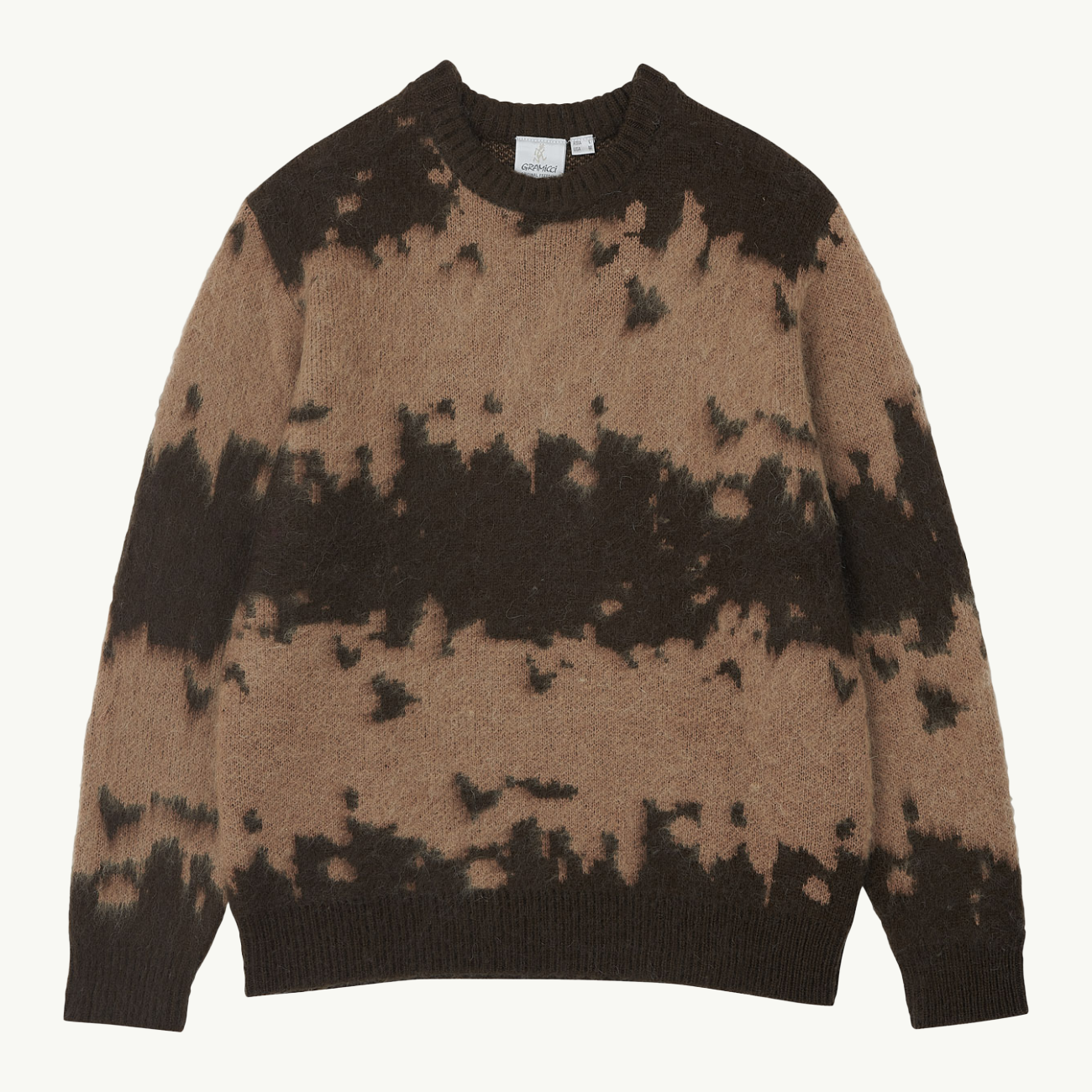 Mohair Splatter Sweater - Taupe Splatter