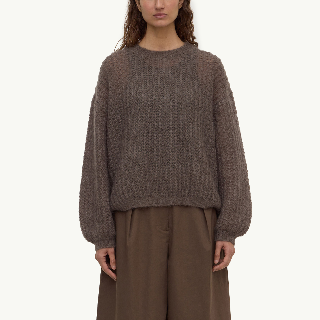 Tulsa Mohair Knit - Bark