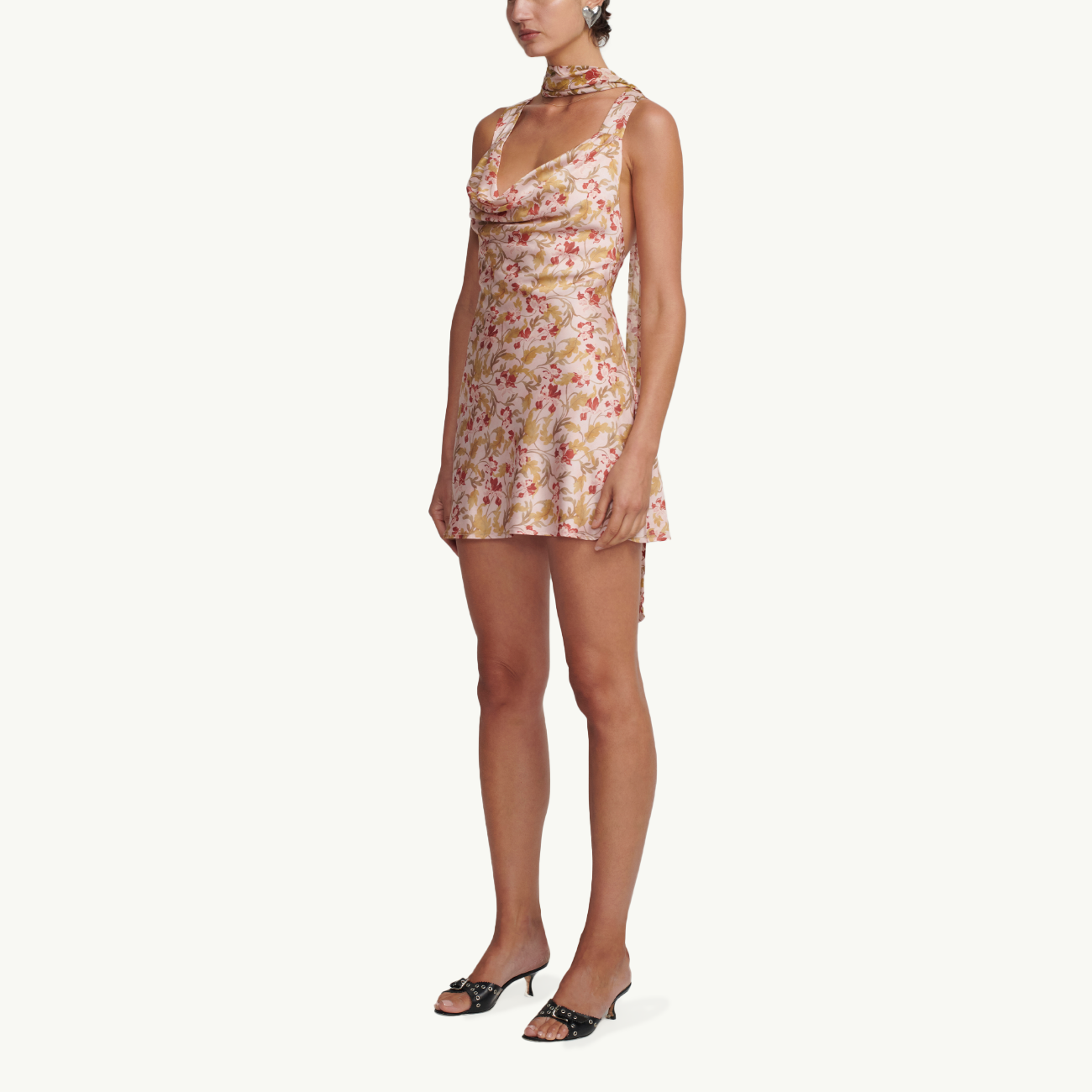 Goldie Mini Dress - Pink Vine