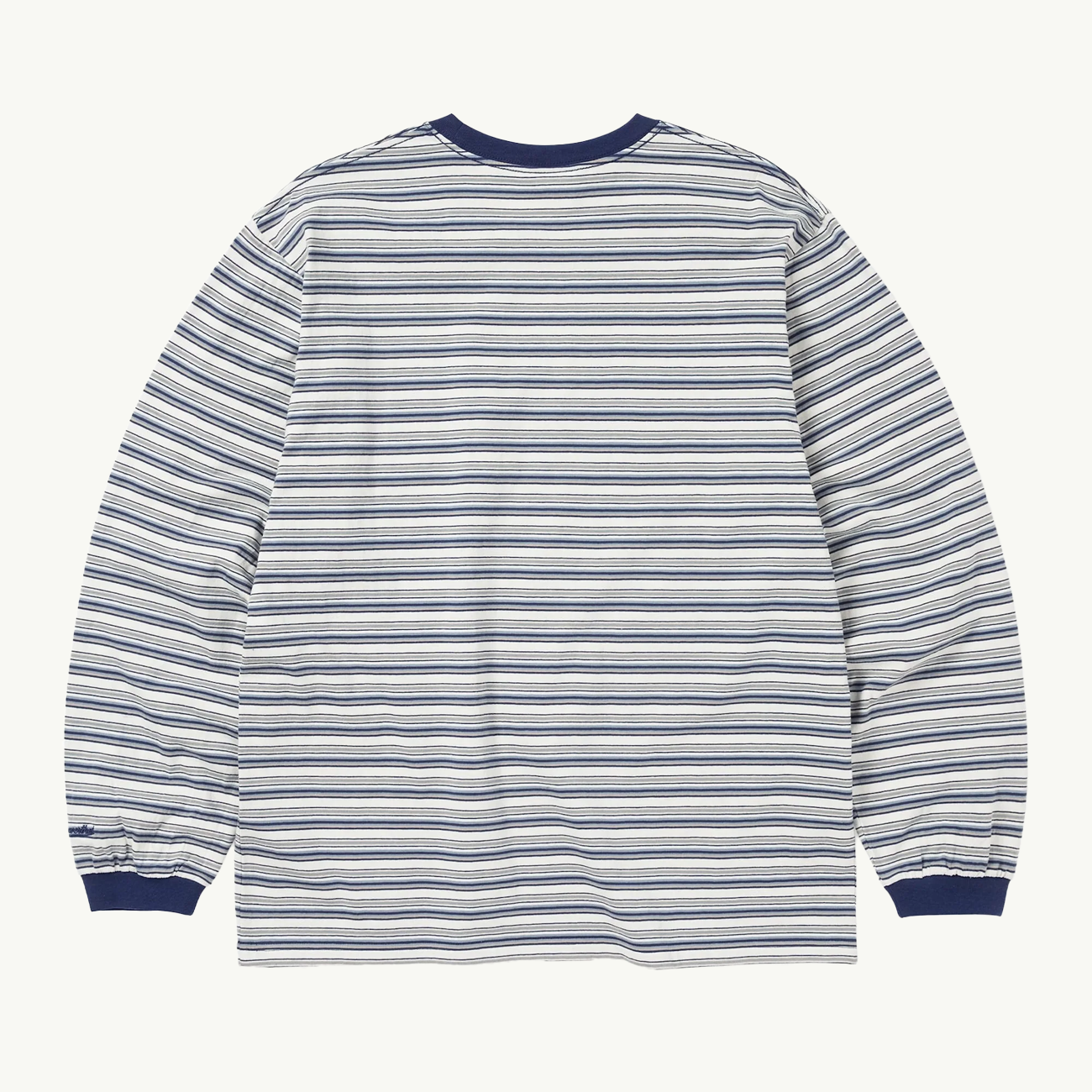 Striped LS Tee - Ivory