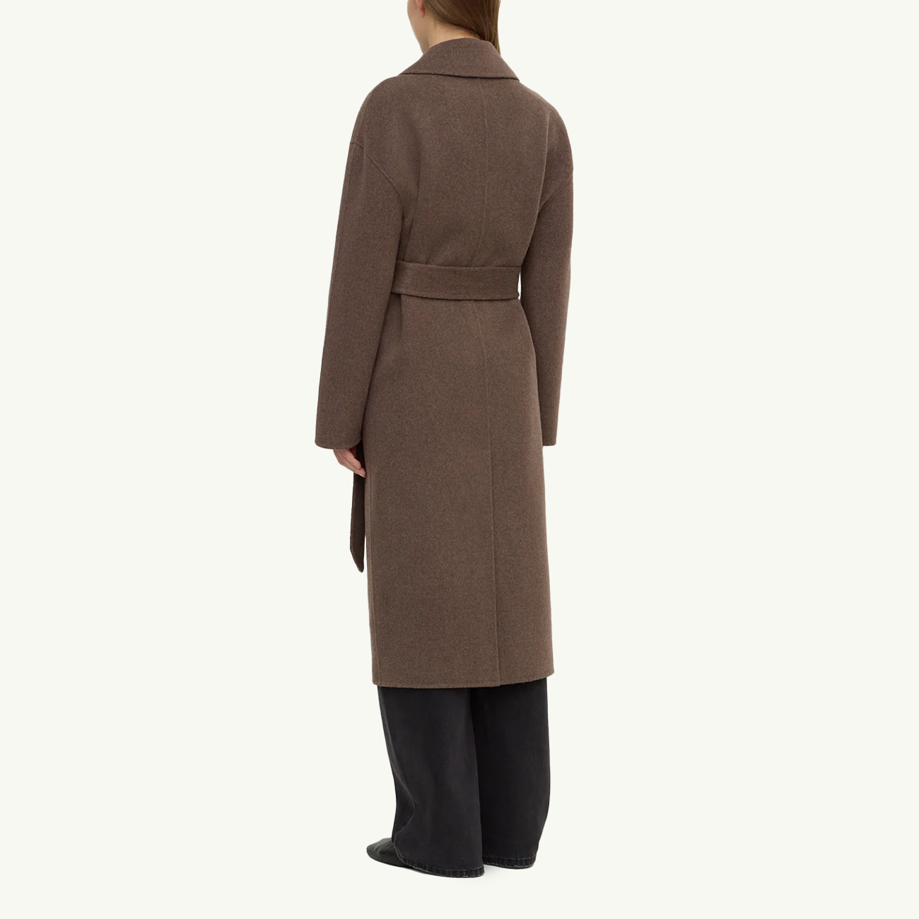 Ivy Wool Coat - Charcoal Marle