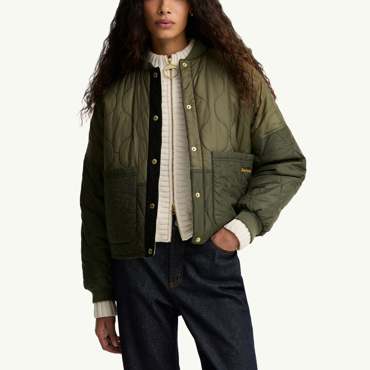 Ravenshill Reversible Quilted Jacket - Olive/Fern/Ancient