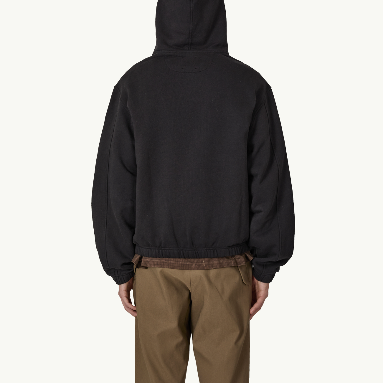 Logo 490Gsm Hoodie - Washed Black