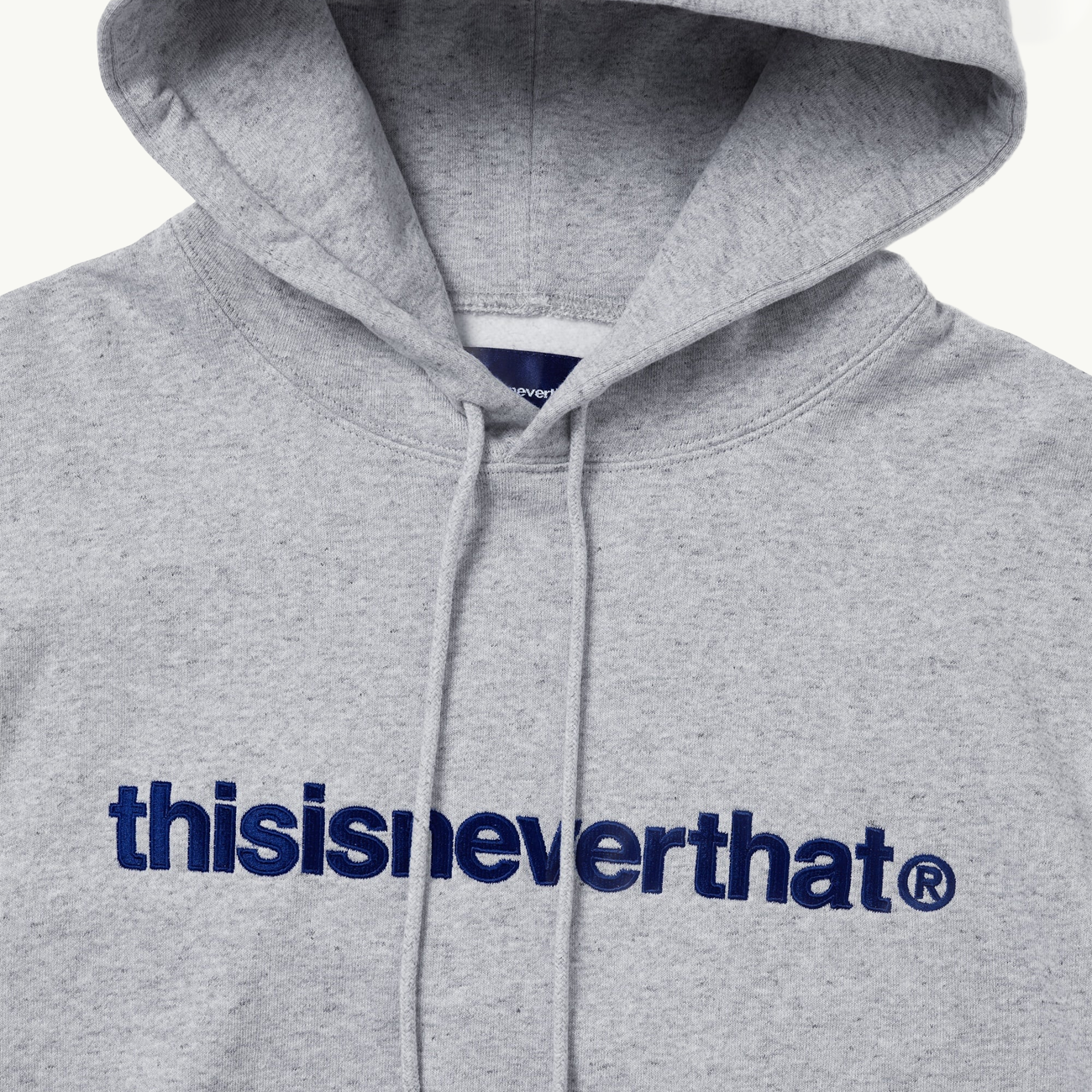 T-Logo Hoodie - Heather Grey