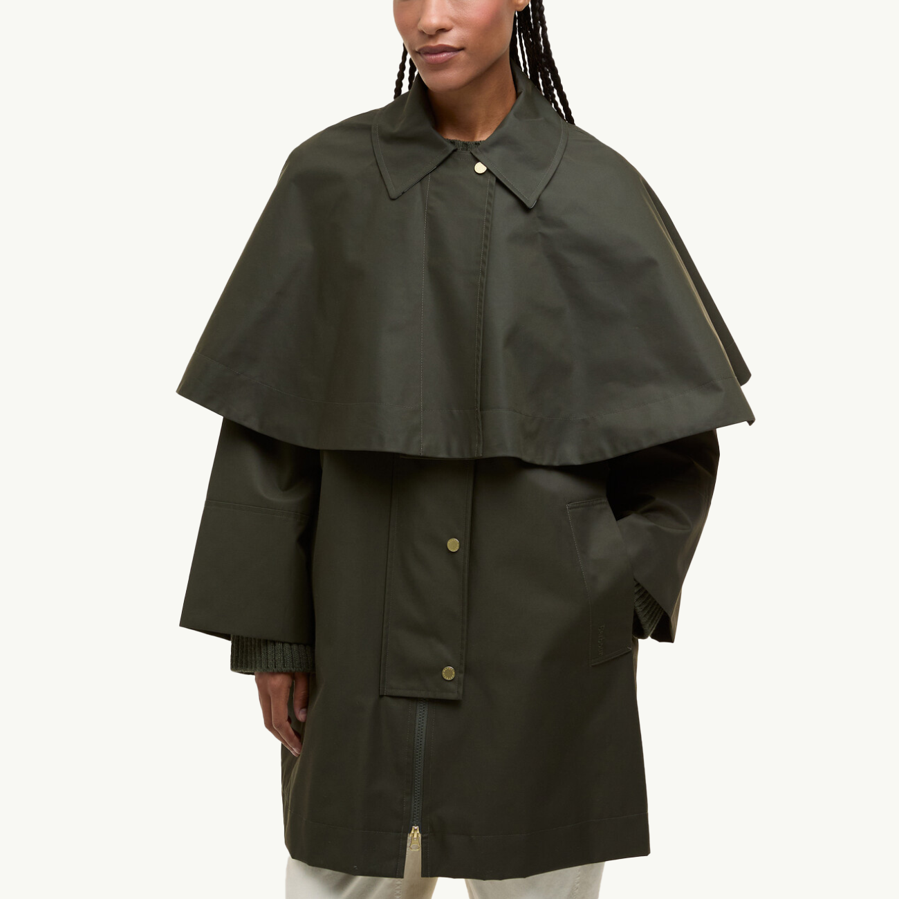 Fia Showerproof Jacket - Sage/Ancient Poplar