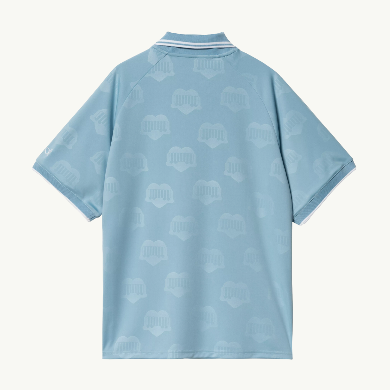 Hartt Football T-Shirt SS - Heart Train Jacquard/Bluebird