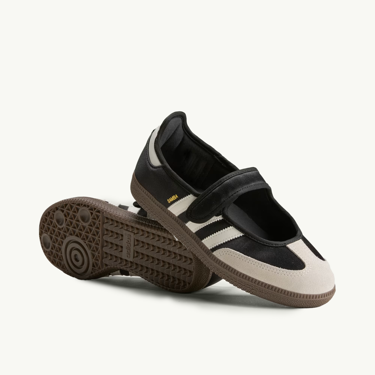 Women's Samba Jane - Core Black/Off-White/Gold Metallic