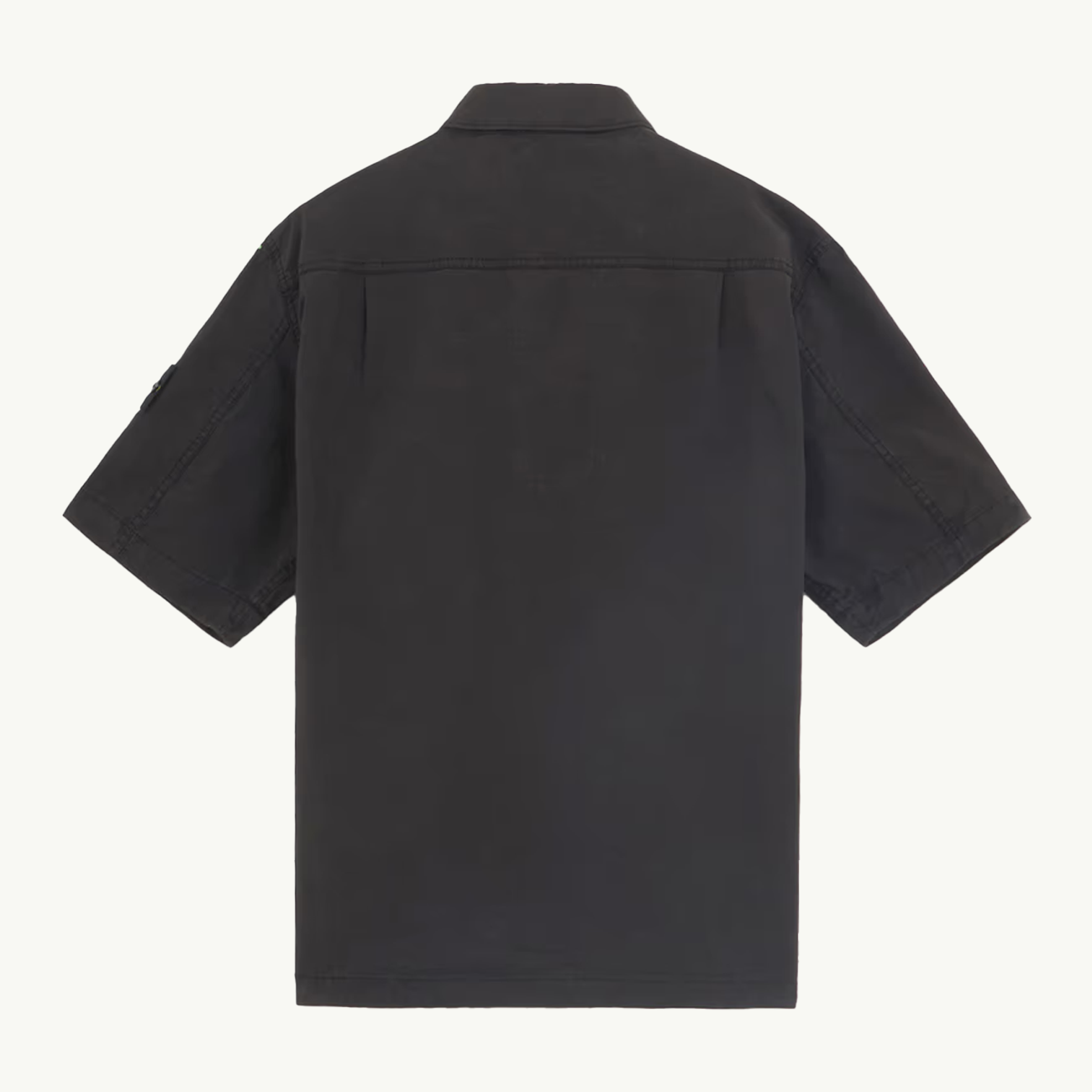 Overshirt SS Patch Zip Pocket - Black 2981