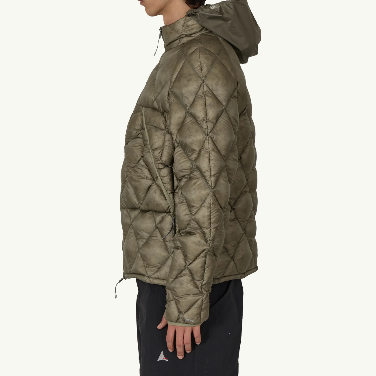 Nuna 800 Fill Power Hooded Down Jacket - Sage Green