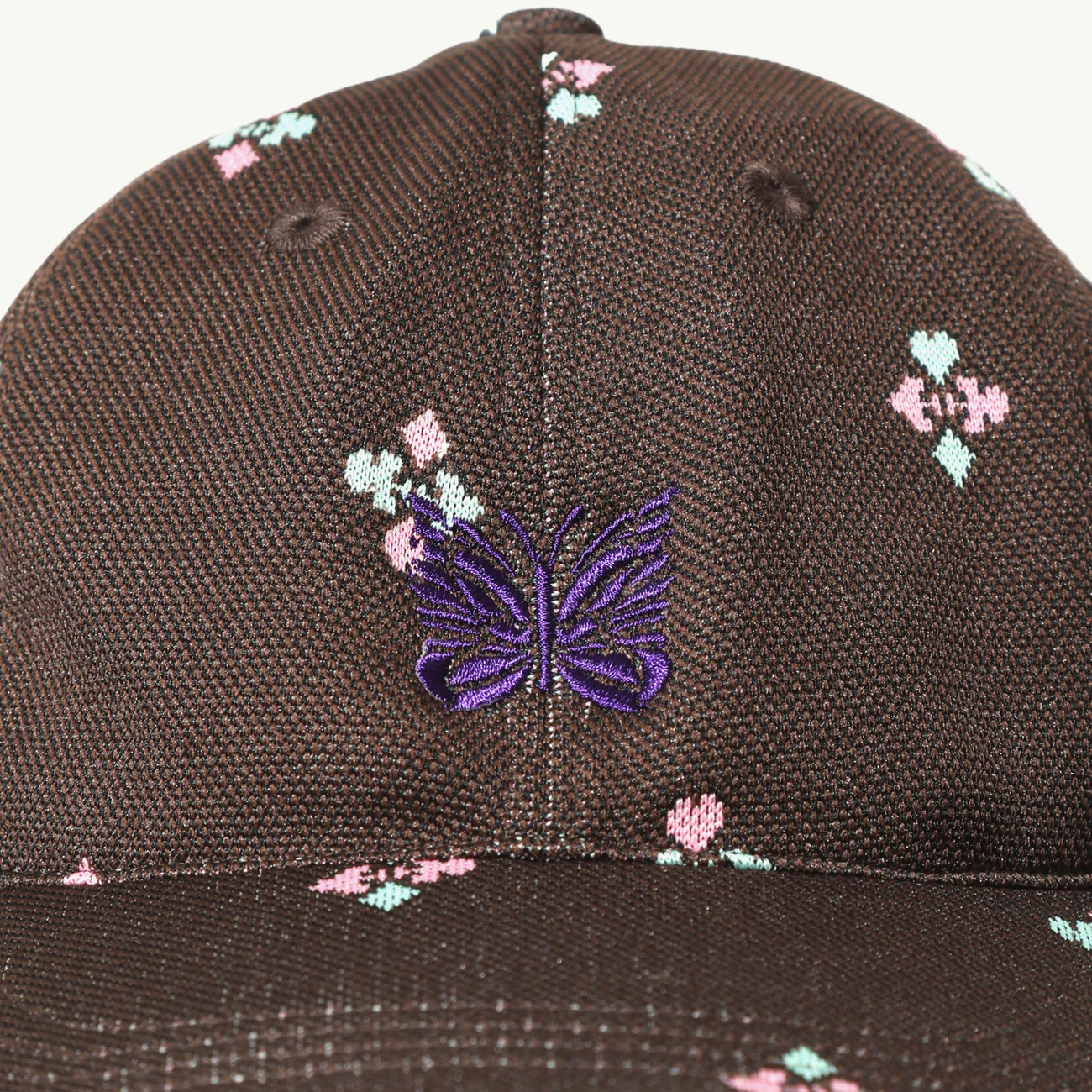 Baseball Cap Poly Jacquard - Brown/Black Jack