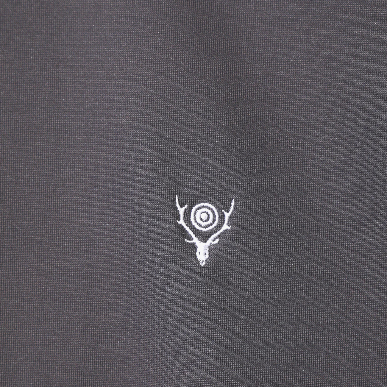 Base Layer Crew Neck Shirt Stretch Jersey - Charcoal