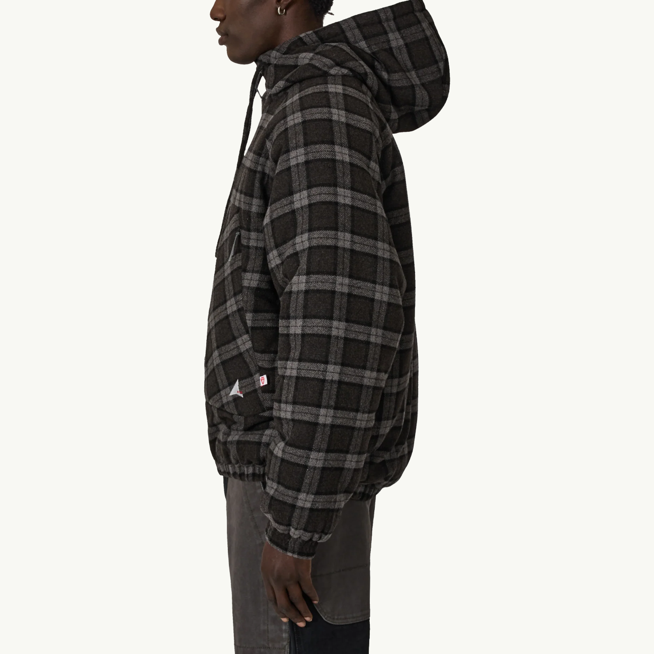Logger Wool Primaloft Checked Jacket - Anthracite