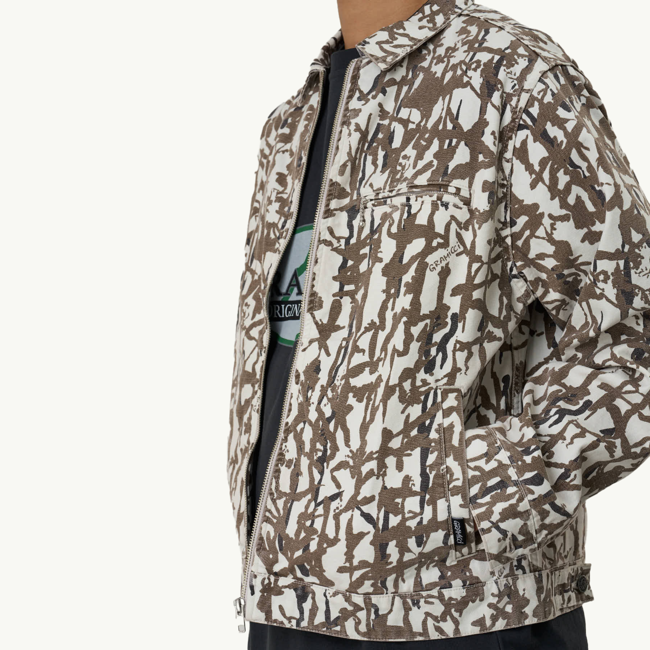 Taos Canvas Jacket - Grey Reed