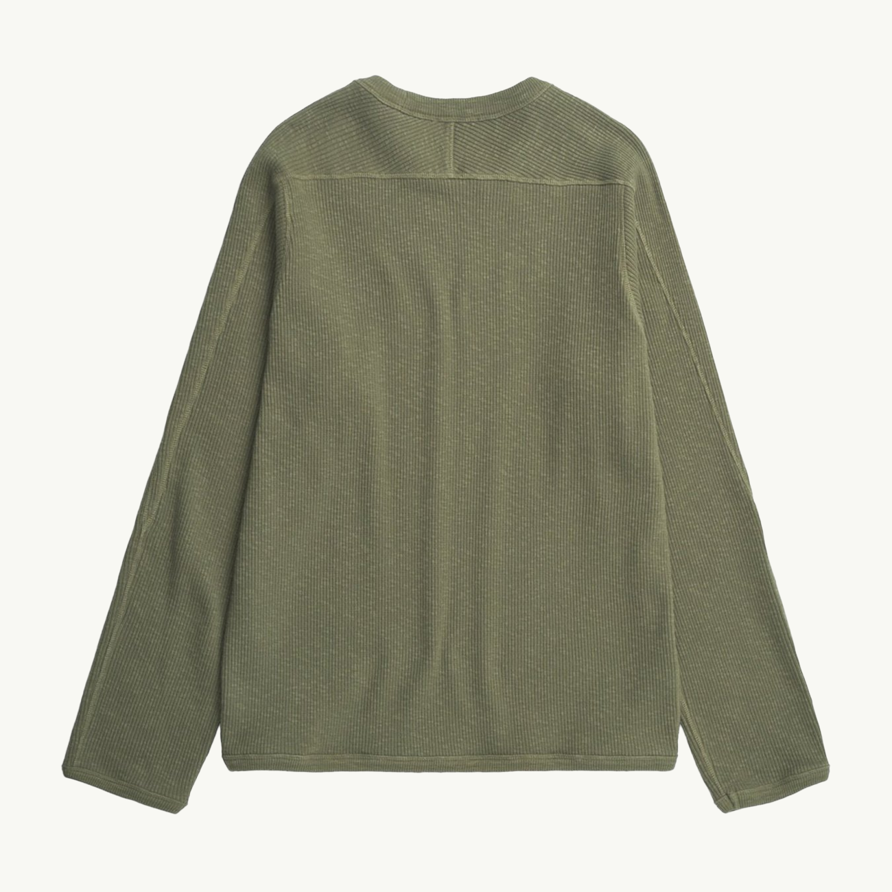 Eske Military Rib LS T-Shirt - Olive Night