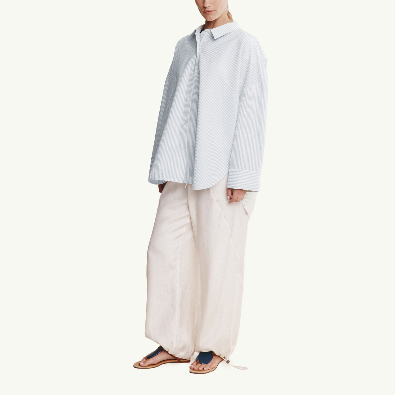 Mella Shirt - Mist Stripe