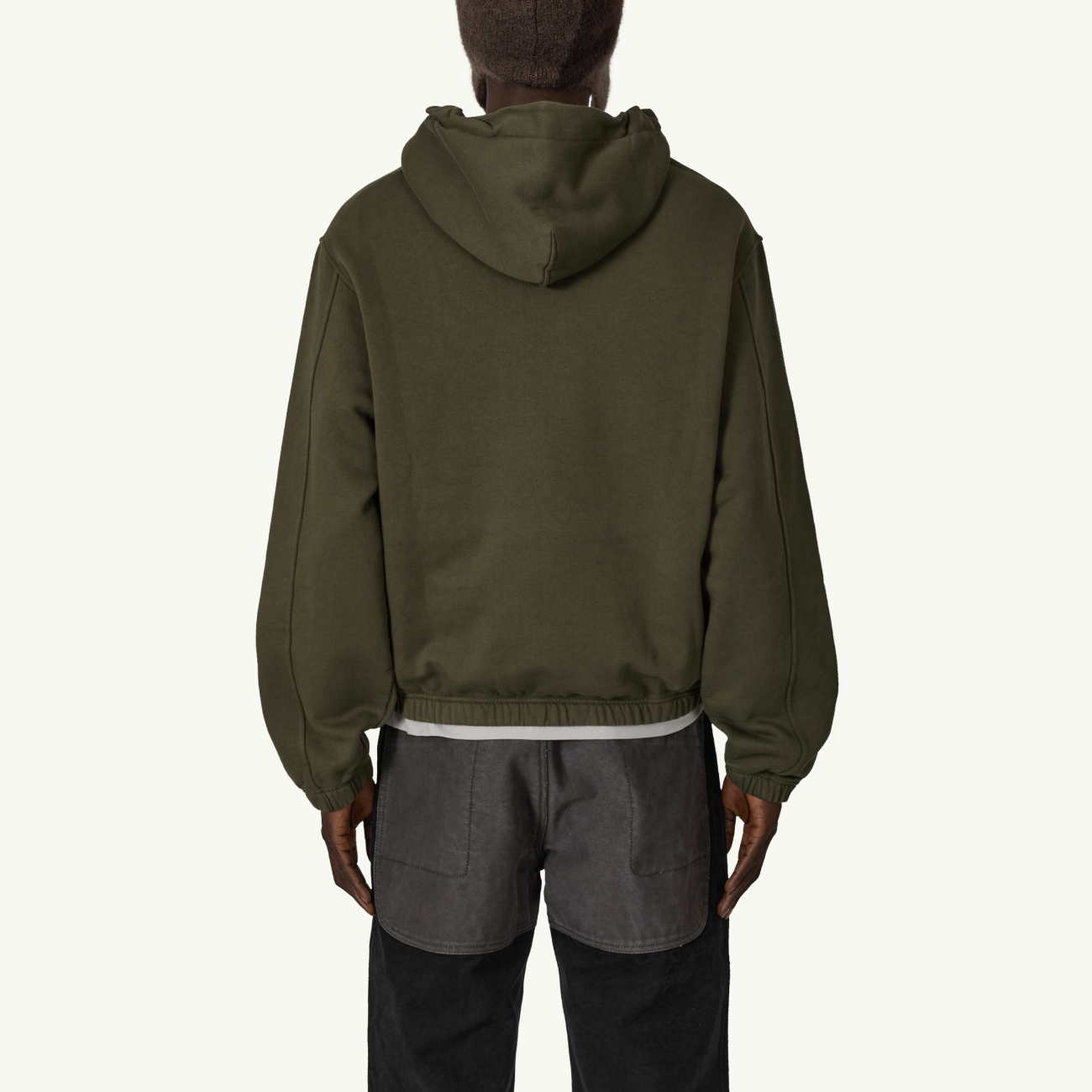 Logo 490Gsm Hoodie - Olive