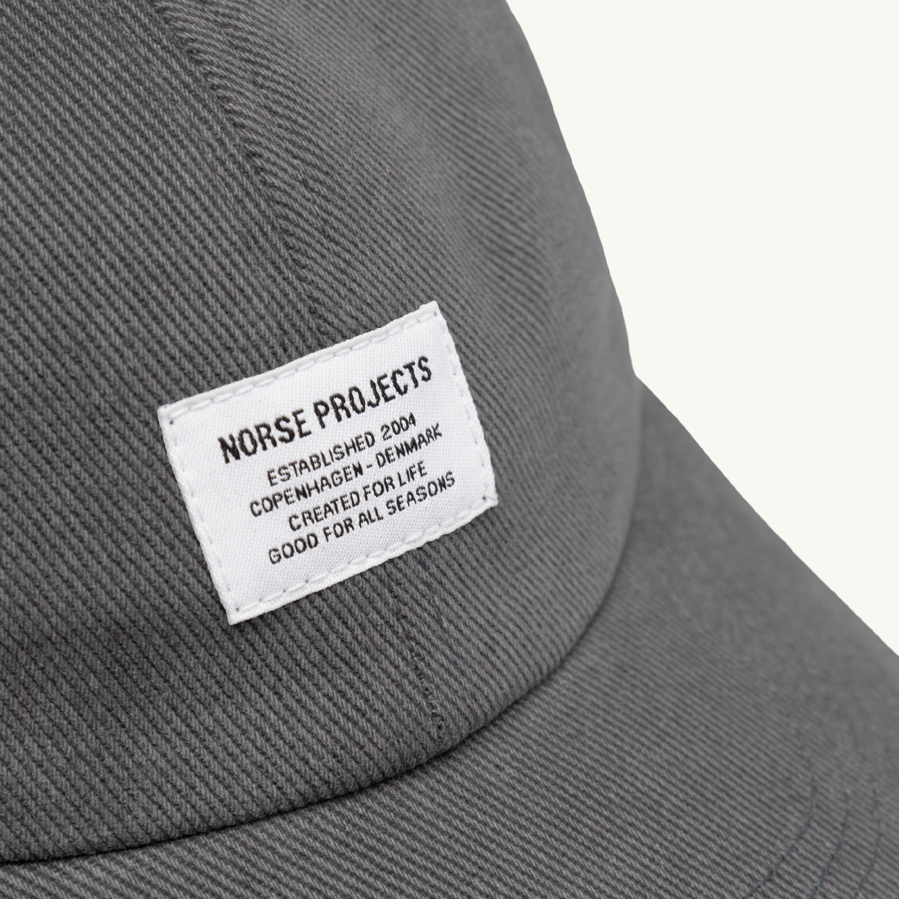 Bull Twill Denim 6-Panel Cap - Graphite