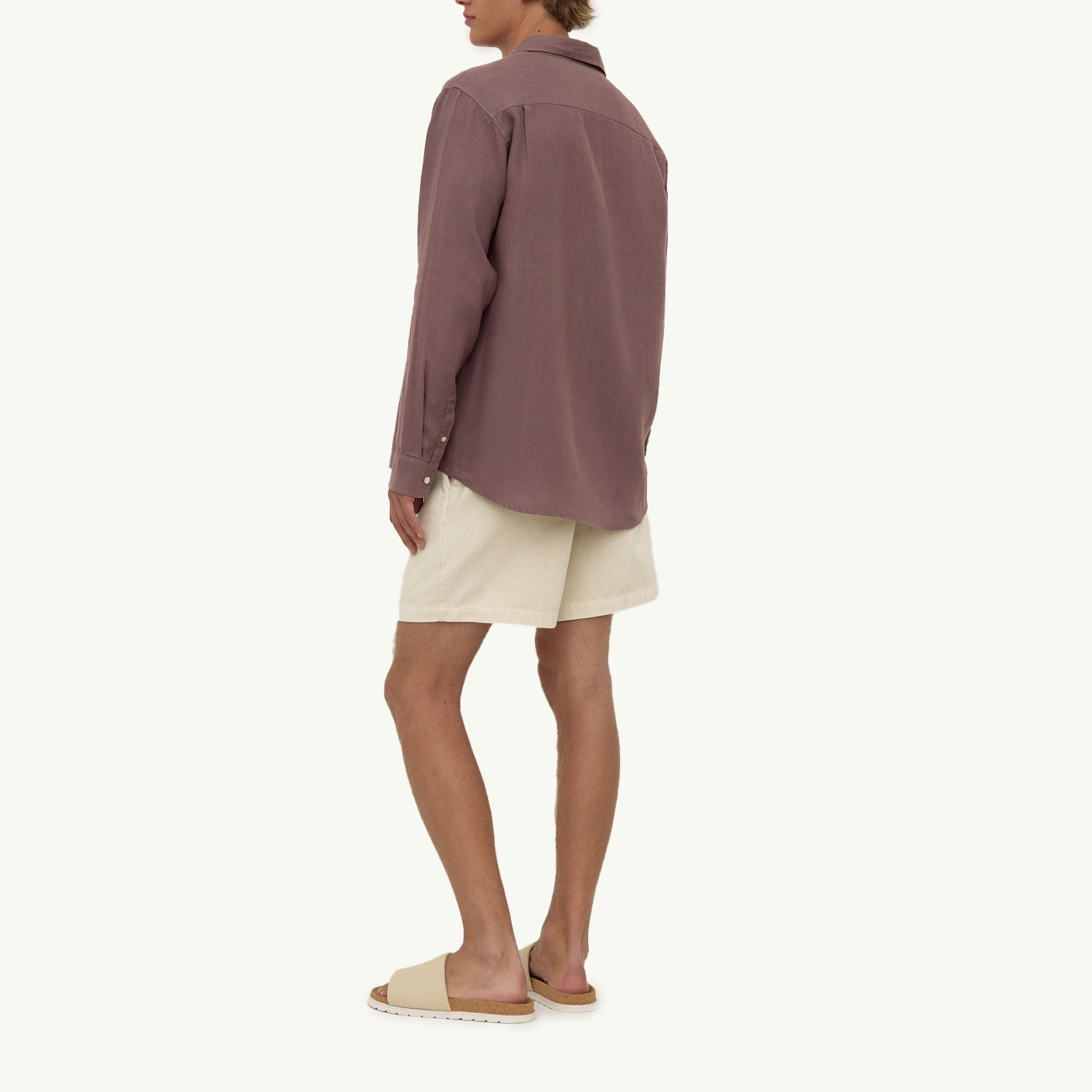 Everyday Linen LS Shirt - Plum