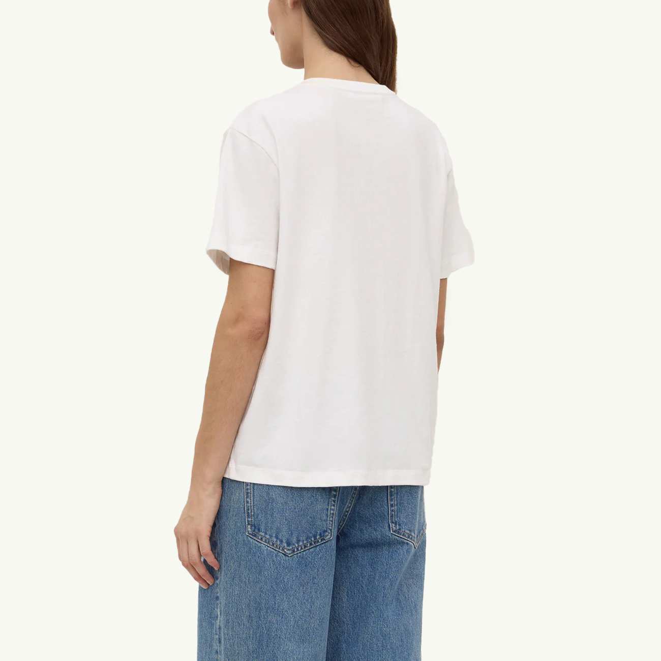 Womens Organic Base Tee - White