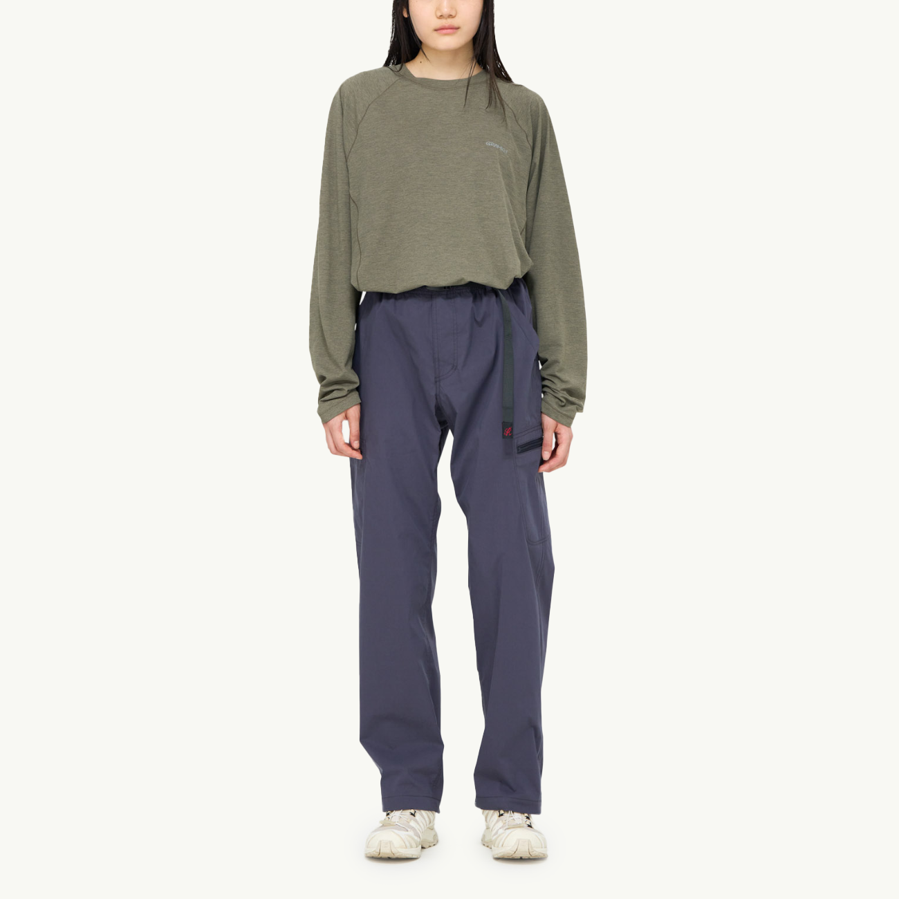 Winter Thermal LS Crew - Olive Heather