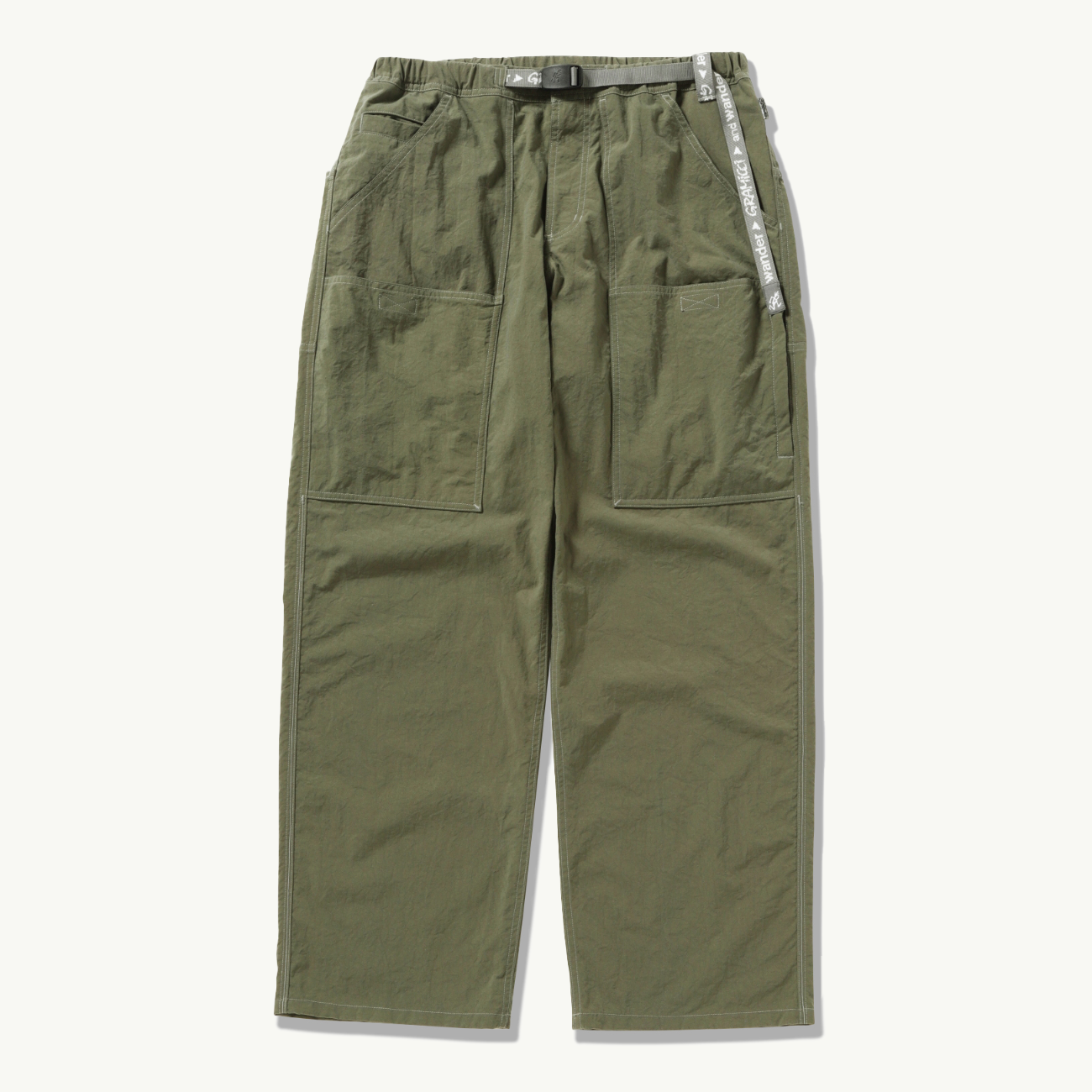 Gramicci x And Wander Nylon EQT Pant - Khaki