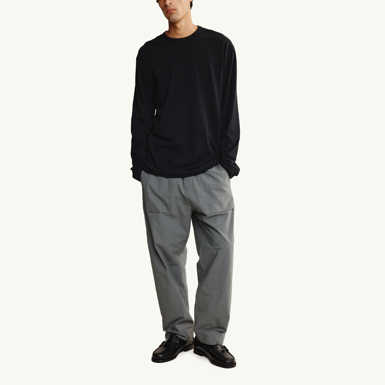 Kosta Long Sleeve Tee - Black