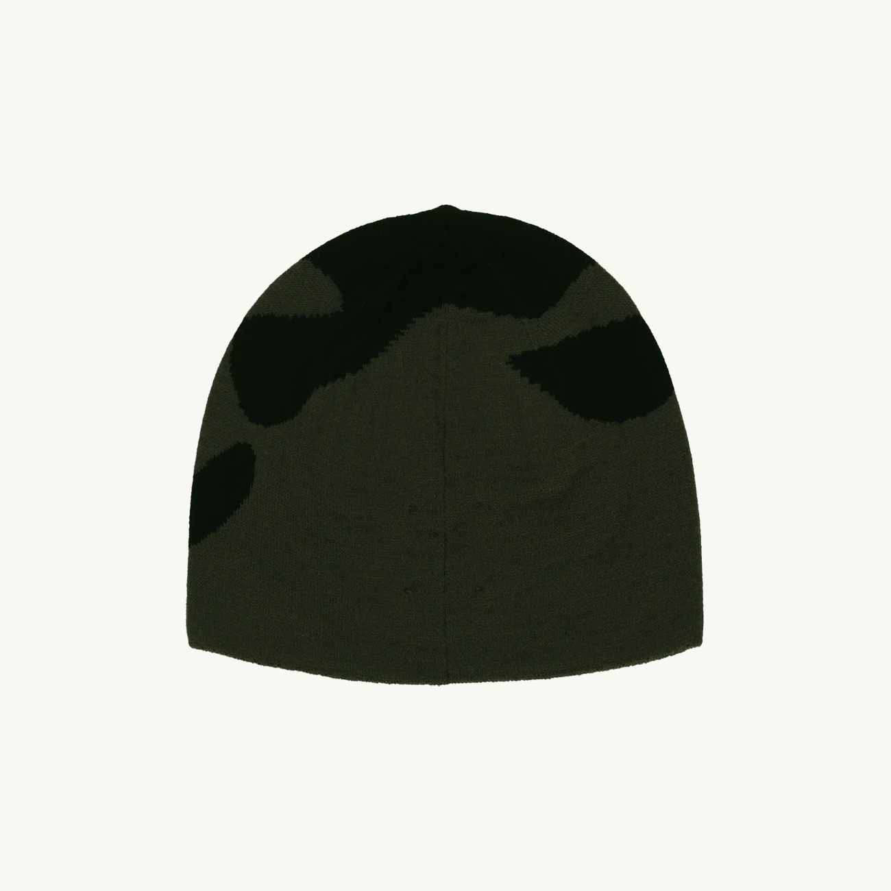 Magma Wool Beanie - Dark Green/Black