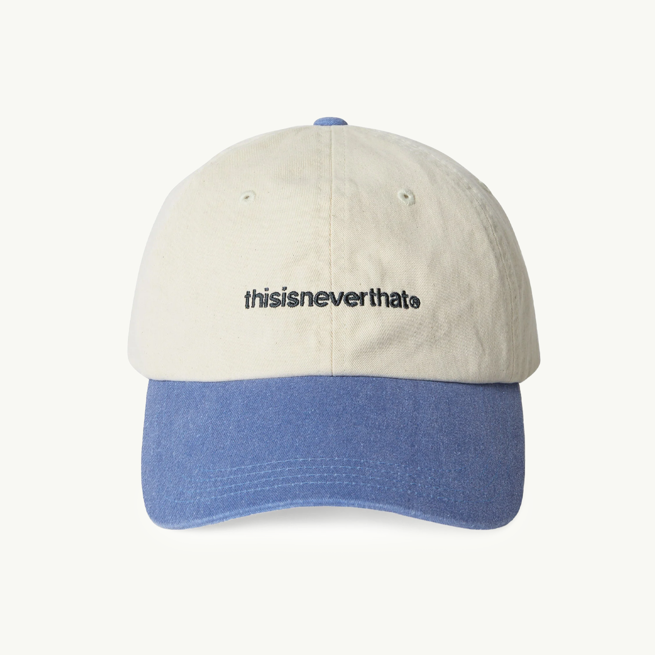 T-Logo Cap - Ivory/Blue