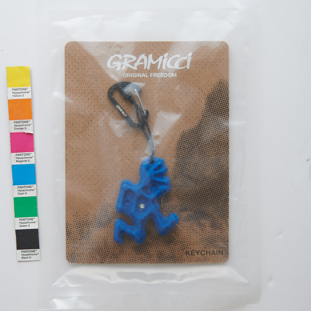 Running Man Climbing Key Chain - Sky