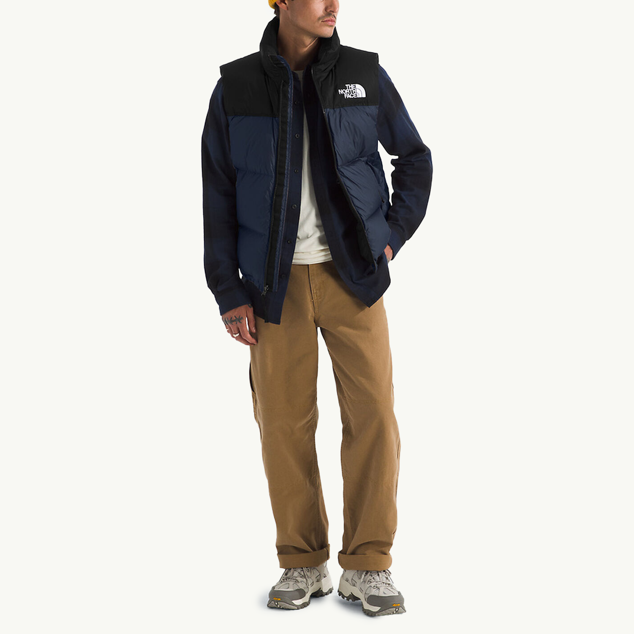 96 Retro Nuptse Vest - Summit Navy/TNF Black