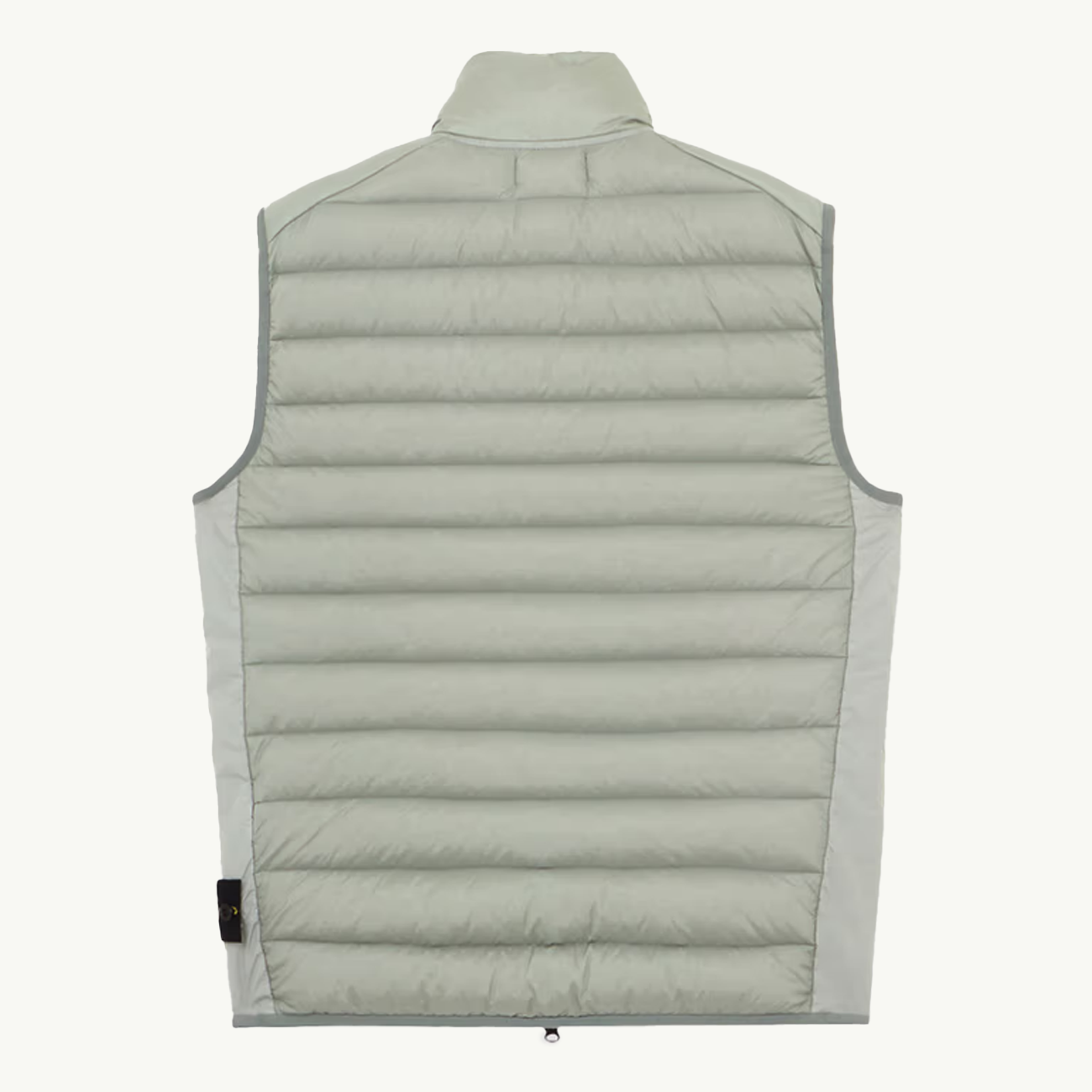 Sleeveless Down Jacket Patch Loom Chambers - Grey Green 6081