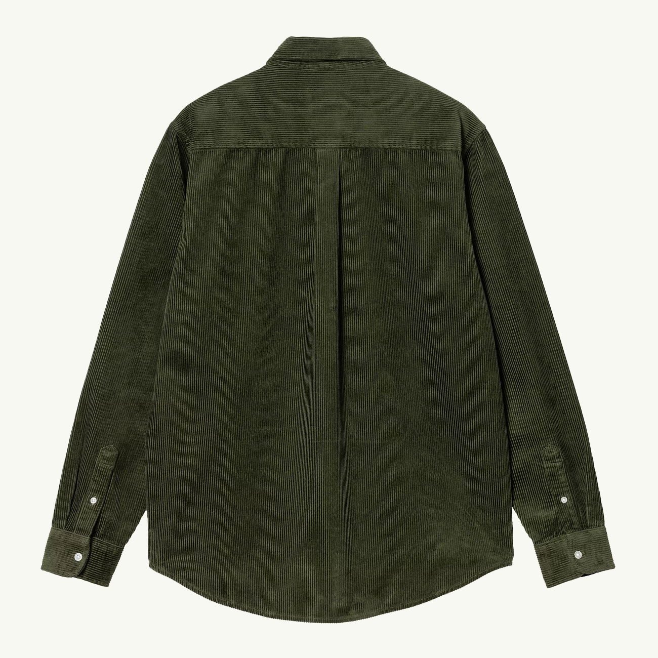 LS Madison Cord Shirt - Tarragon/Wax