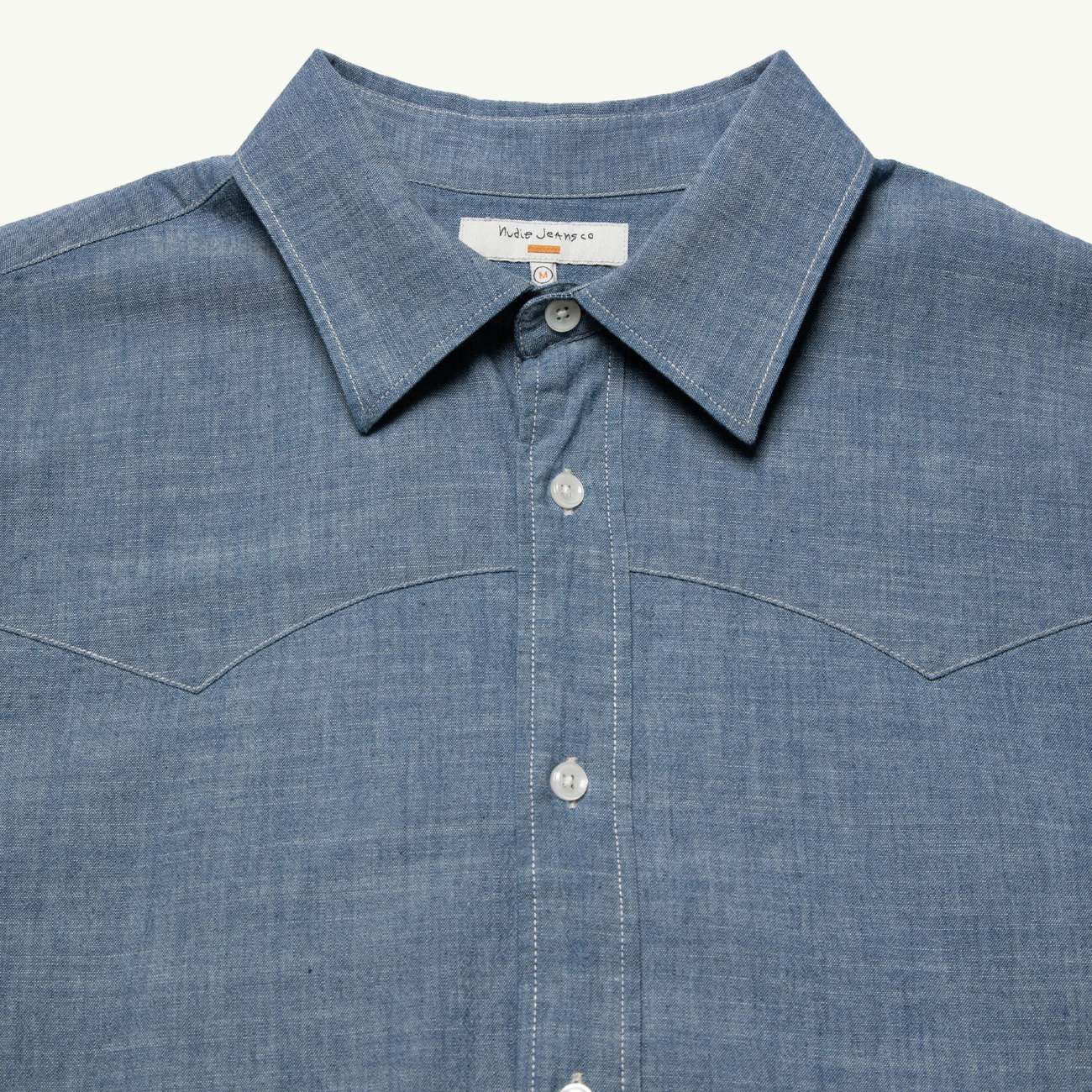 George Chambray Shirt - Blue