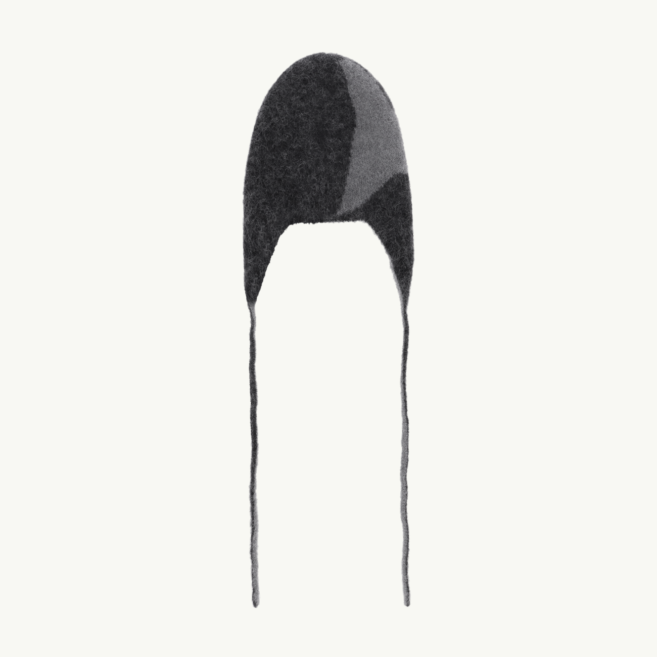 Bonnet Mohair Beanie - Black