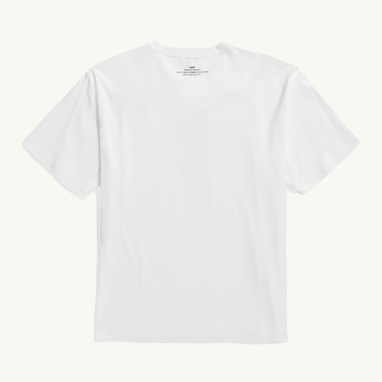 Holger Organic Interlock Tower Print T-Shirt - White