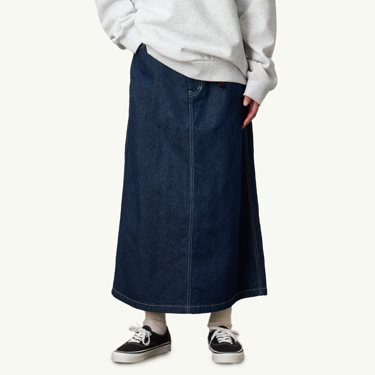 Sutter Denim Skirt - Rinsed Indigo